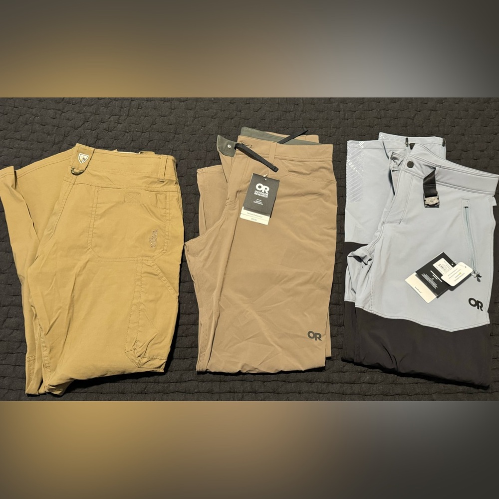 NEW Men’s outdoor pants package - Kuhl & Outdoor Research